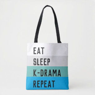 ESSEN SIE SLEEP KDRAMA WIEDERHOLEN TOTE BAG