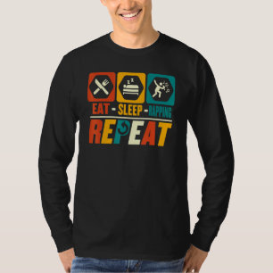 Essen Sie Sleep Rapping Wiederholung Rapper Rap Hi T-Shirt
