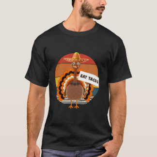 Essen Sie Tacos nicht Türkei Funny Vintag Retro St T-Shirt