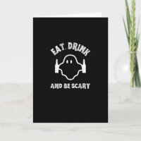 Essen Sie trinken und Beängstigendes Halloween-Par