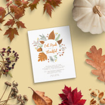 Essen Sie trinken und seien Sie dankbar Erntedank