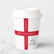 Essen Sie trinken und seien Sie englische St Georg