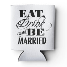 Essen Sie trinken und Verheiratete DIY-Gastgeschen