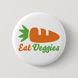 Essen Sie Veggies Button