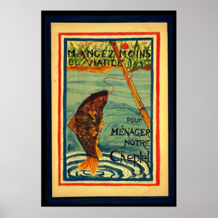 Essen Sie weniger Fleisch, um unser Poster