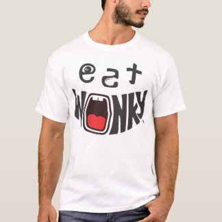 essen Sie Wonky "unordentliches. Soße. Gut." T - T-Shirt