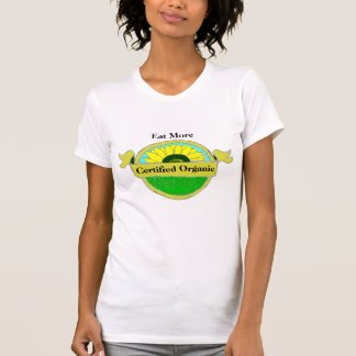 Essen Sie zugelassenere Bio Nahrungsmittelt-shirts T-Shirt