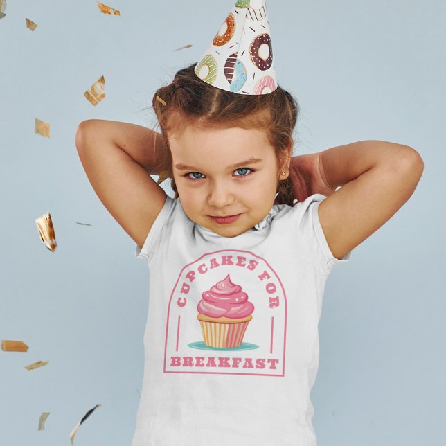 Essen Sie zum Frühstück Kuchen Kleinkind T-shirt (Von Creator hochgeladen)