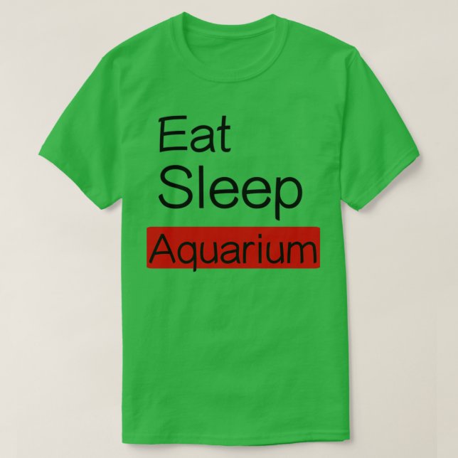 Essen Sleep Aquarium Ts T-Shirt (Design vorne)