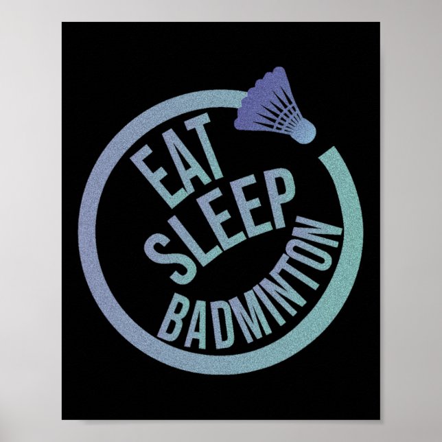 Essen Sleep Badminton Wiederholung 1 Poster (Vorne)