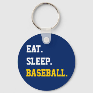 Essen Sleep Baseball Schlüsselanhänger