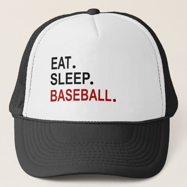 Essen Sleep Baseball Truckerkappe (Vorderseite)