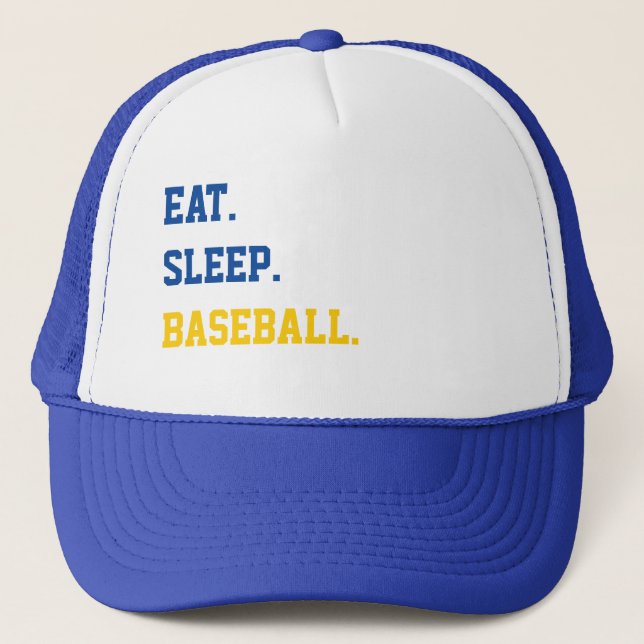 Essen Sleep Baseball Truckerkappe (Vorderseite)