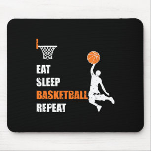 Essen Sleep Basketball Wiederholen Basketball Boys Mousepad