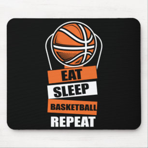 Essen Sleep Basketball Wiederholen Spielertrainer  Mousepad