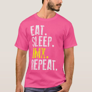 Essen Sleep Bmx Wiederholung Funny T-Shirt