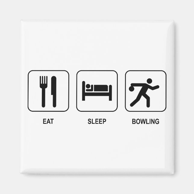 Essen Sleep Bowling Magnet (Vorne)