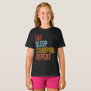 ESSEN SLEEP CAMPING WIEDERHOLEN T - Shirt