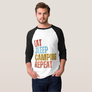ESSEN SLEEP CAMPING WIEDERHOLEN T - Shirt