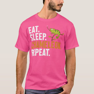 Essen Sleep Chameleon Wiederholung Veiled Panther T-Shirt