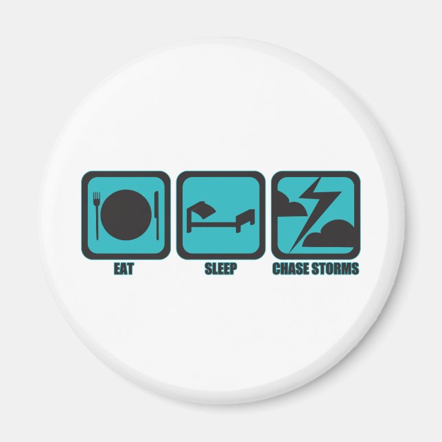 Essen Sleep Chase Storms Magnet (Vorne)