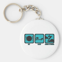 Essen Sleep Chase Storms Schlüsselanhänger