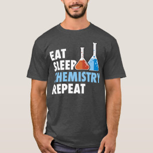 Essen Sleep Chemistry Repeat Science Student Chemi T-Shirt
