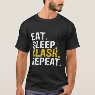 Essen Sleep Clash Wiederholung Geschenk T-Shirt