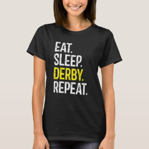 Essen Sleep Derby Wiederholung Roller Derby Roller T-Shirt