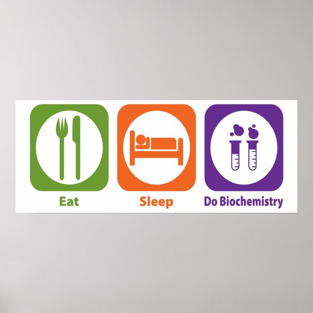 Essen Sleep Do Biochemie Poster (Vorne)