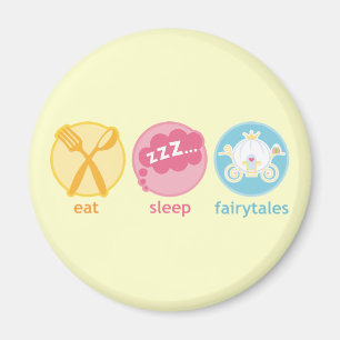 Essen Sleep Fairytales Kühlschrankmagnet Geschenk Magnet