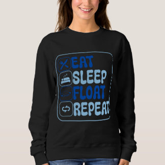 Essen Sleep Float Repeat Manatees Lover Oceanograp Sweatshirt