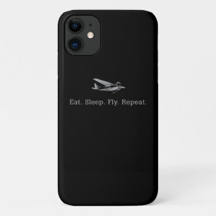 Essen Sleep Fly Dronen Wiederholen Aviator Geschen Case-Mate iPhone Hülle