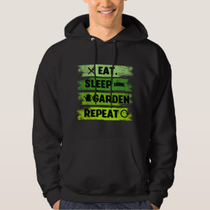 Essen Sleep Garden Wiederholen Bauer Garening Hoodie