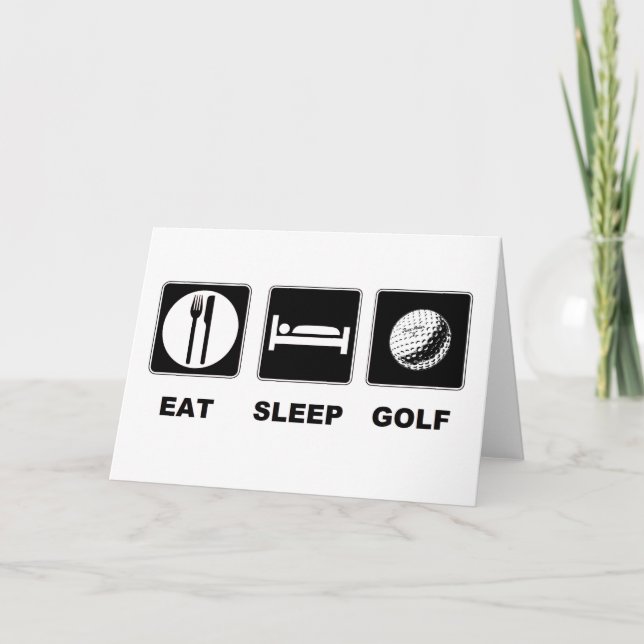 Essen Sleep Golf Karte (Vorderseite)
