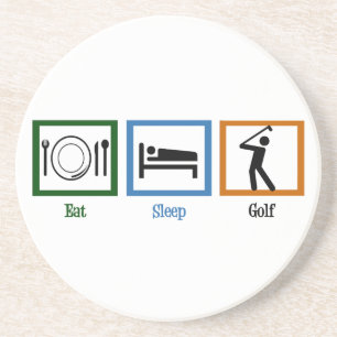 Essen Sleep Golf Untersetzer