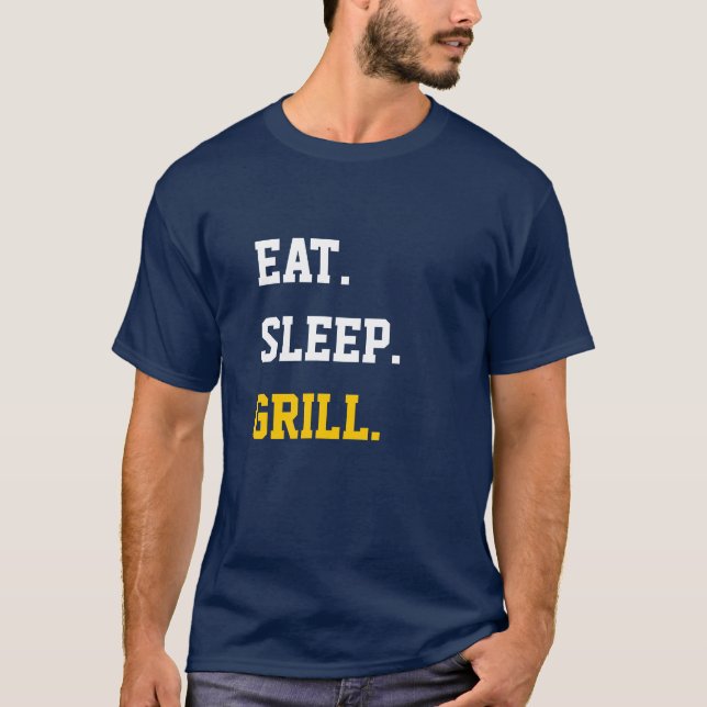 Essen Sleep Grill T-Shirt (Vorderseite)