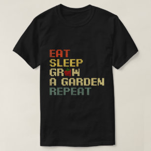 Essen Sleep Grow Garden Repeat Gamer T-Shirt