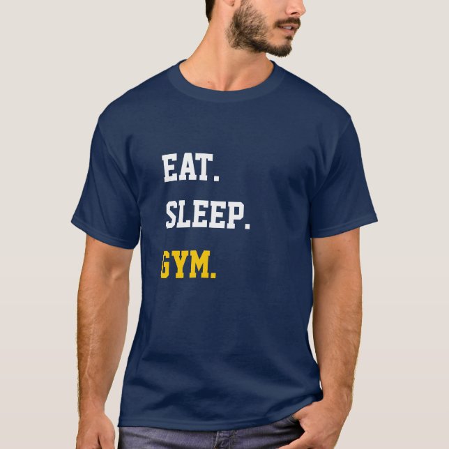 Essen Sleep Gym T-Shirt (Vorderseite)