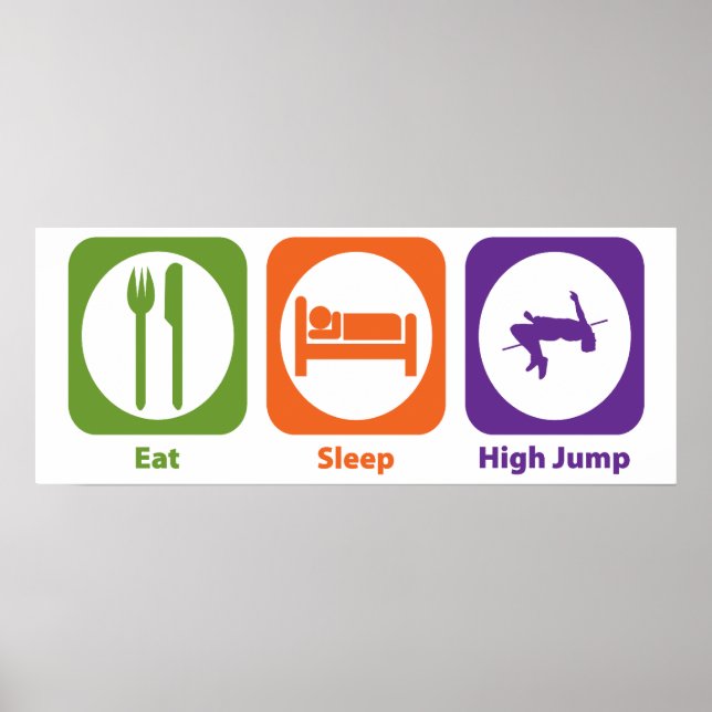 Essen Sleep High Jump Poster (Vorne)