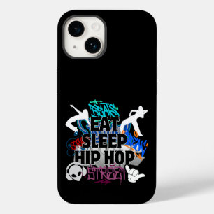 Essen Sleep Hiphop.w Black BG Case-Mate iPhone 14 Hülle