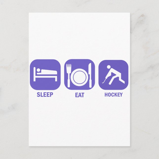 Essen Sleep Hockey Postkarte (Vorderseite)
