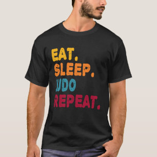 Essen Sleep Judo Wiederholung Boys Männer Frauen S T-Shirt