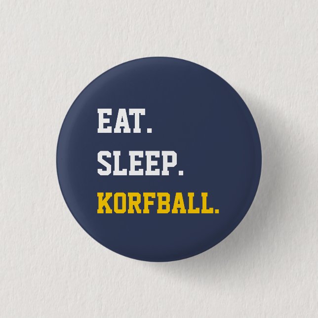 Essen Sleep Korfball Button (Vorderseite)