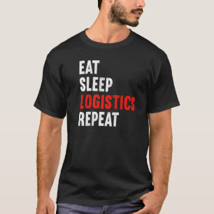 Essen Sleep Logistics Repeater Warehouse Clerk Sto T-Shirt