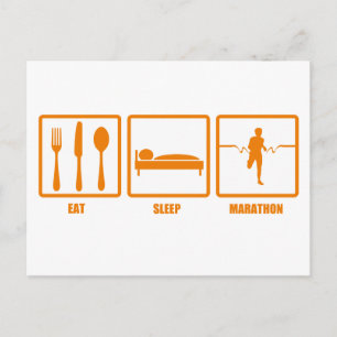 Essen Sleep Marathon Postkarte