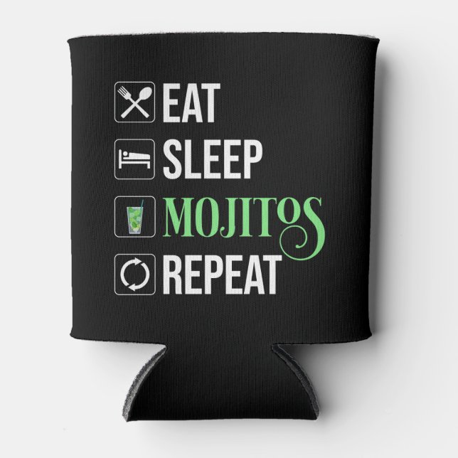 Essen Sleep Mojitos Wiederholung Dosenkühler (Vorderseite)