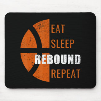 Essen Sleep Neustart wiederholen Spaß Basketball M Mousepad