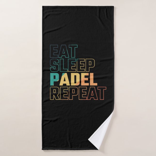 Essen Sleep Padel Wiederholung Badehandtuch (Badehandtuch)