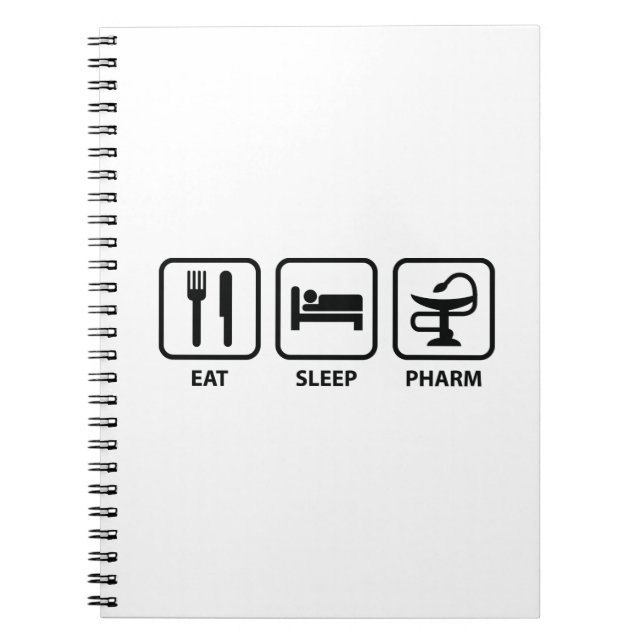 Essen Sleep Pharm Notizblock (Vorderseite)